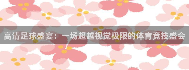 高清足球盛宴：一场超越视觉极限的体育竞技盛会