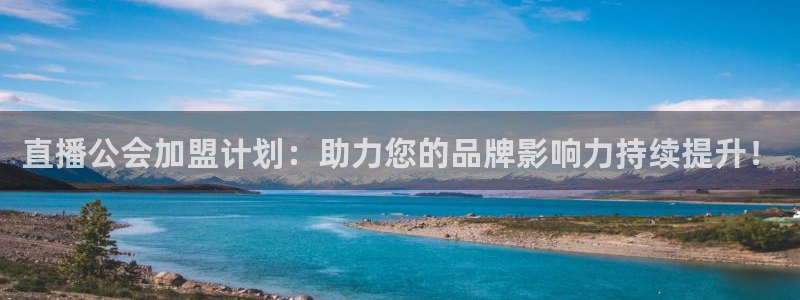 新球体育即时分：直播公会加盟计划：助力您的品牌影响力持续提升！